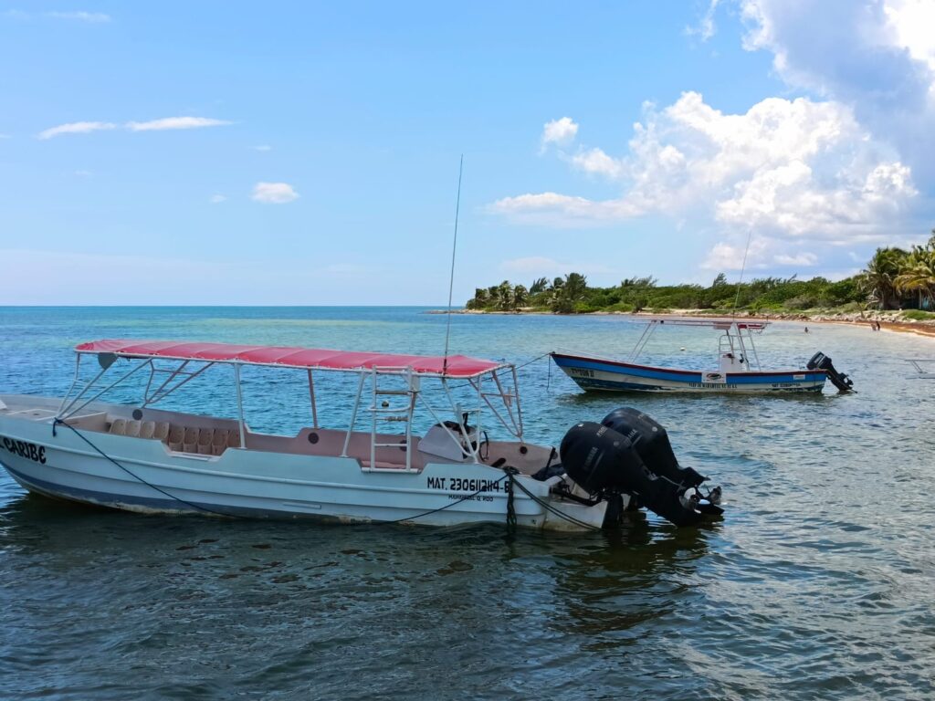 Tritones de Mahahual embarcaciones